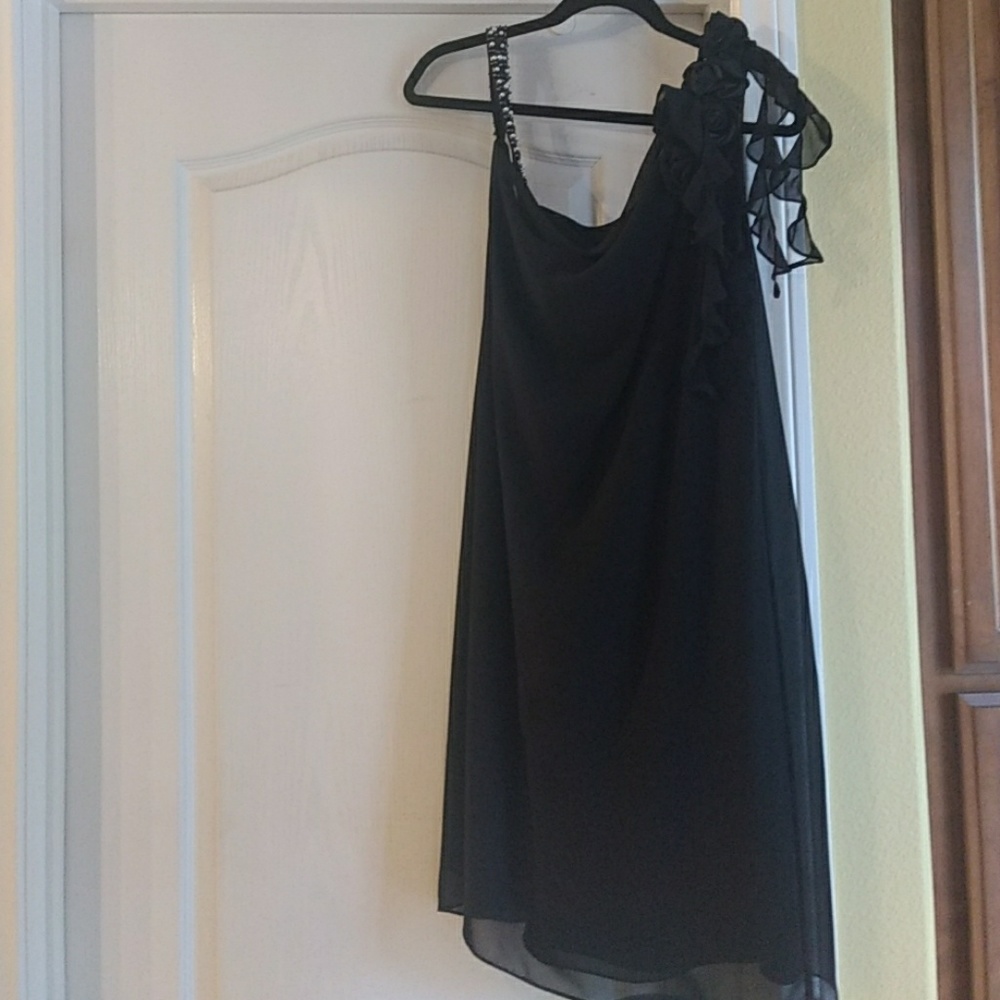 Black cocktail dress